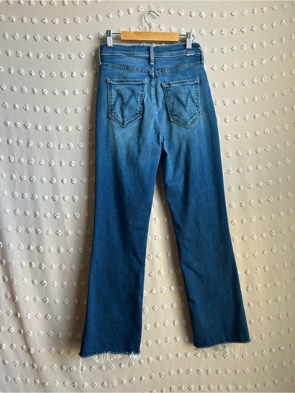 Mother The Tripper‎ Ankle Fray Change is in the Air Sz 25 Medium Wash - Picture 2 of 10